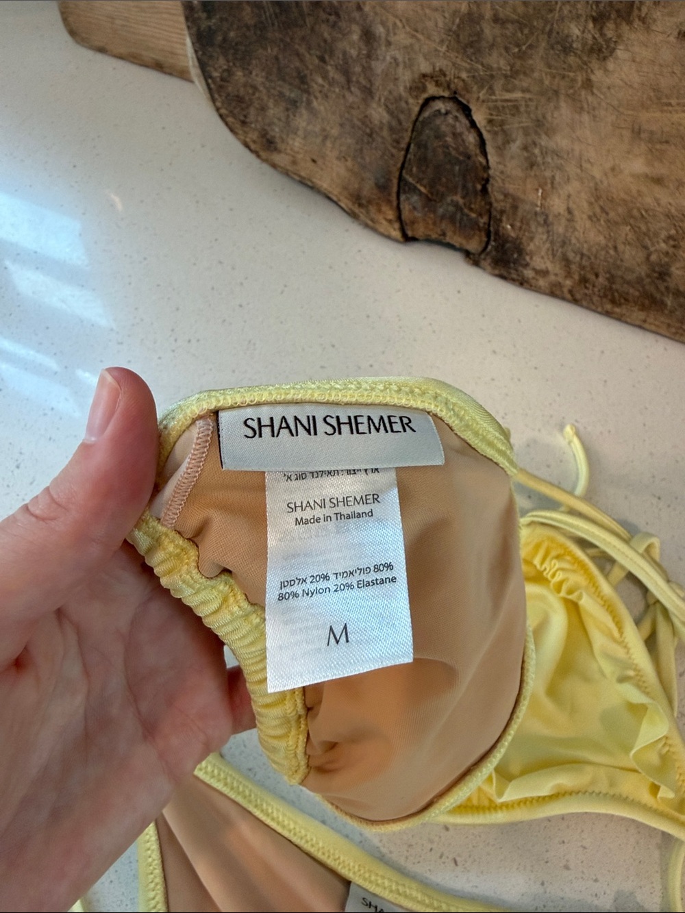 Shani Shemer Yellow Ruffle Bikini Set - Picture 3 of 5